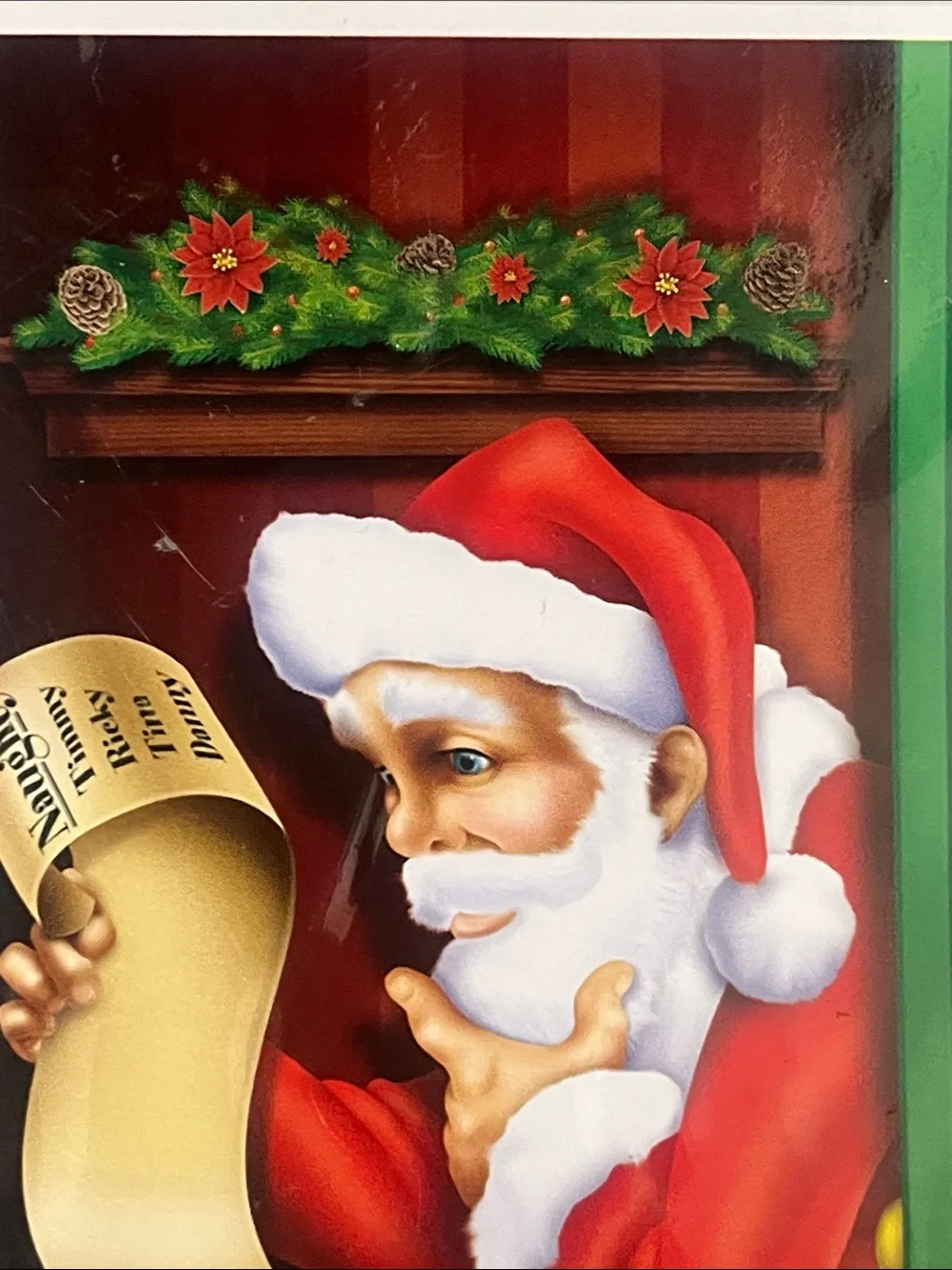 Holiday Santa Restroom Door Cover 30”x5’
